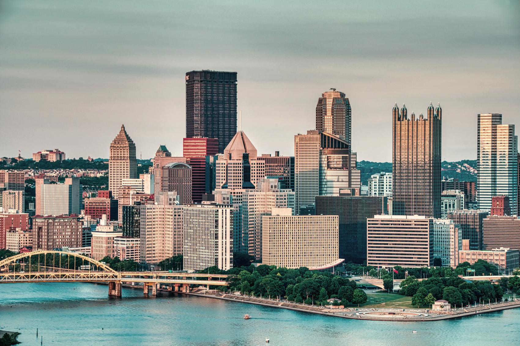 Downtown Pittsburgh from across the river